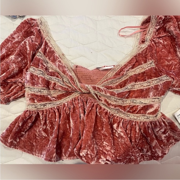 🌷FREE PEOPLE🌷YOURS TRULY VELVET NWT!!!🌷🌷🌷🌷🌷🌷🌷🌷🌷🌷🌷🌷🌷🌷 - Picture 6 of 11